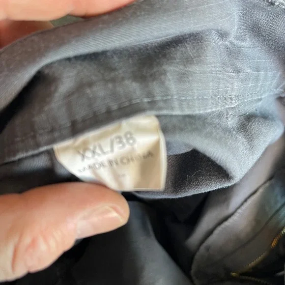 LA Police Gear Mens Tactical Cargo Shorts Charcoal Gray Ripstop XXL 38 Waist - Picture 5 of 6